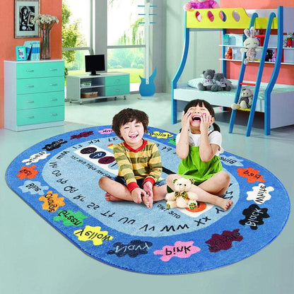 Kids Play Area Rugs with ABC Number