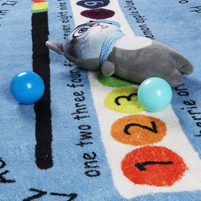 Kids Play Area Rugs with ABC Number